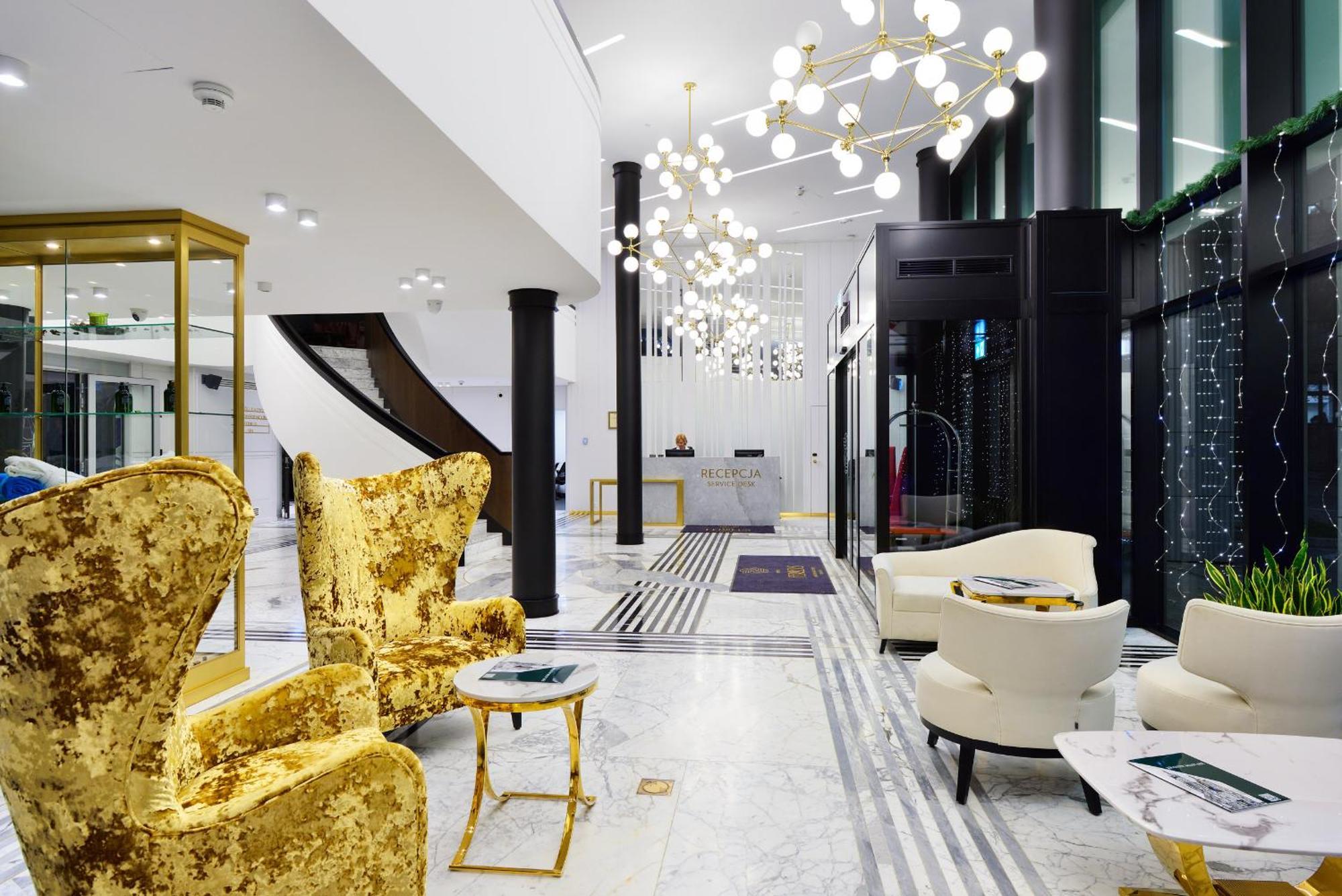 Hotel Ferreus Modern Art Deco Krakau Buitenkant foto Lobby